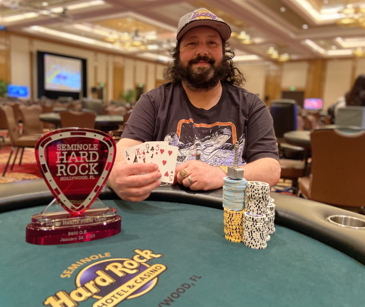 David Bach Wins Event 40 of the 2023 Lucky Hearts Poker Open Outright